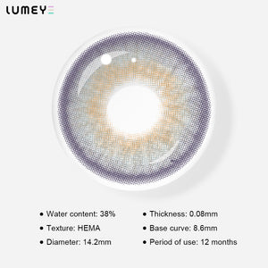 Best COLORED CONTACTS - LUMEYE Siam Purple Colored Contact Lenses - LUMEYE