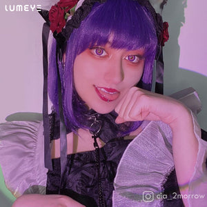 Best COLORED CONTACTS - LUMEYE Elf Purple Colored Contact Lenses - LUMEYE