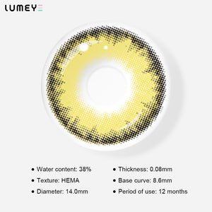 Best COLORED CONTACTS - LUMEYE Real Khaki Colored Contact Lenses - LUMEYE