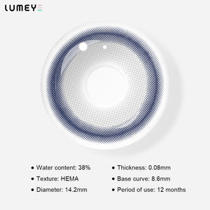 Best COLORED CONTACTS - LUMEYE Hidden Ice Gray Colored Contact Lenses - LUMEYE