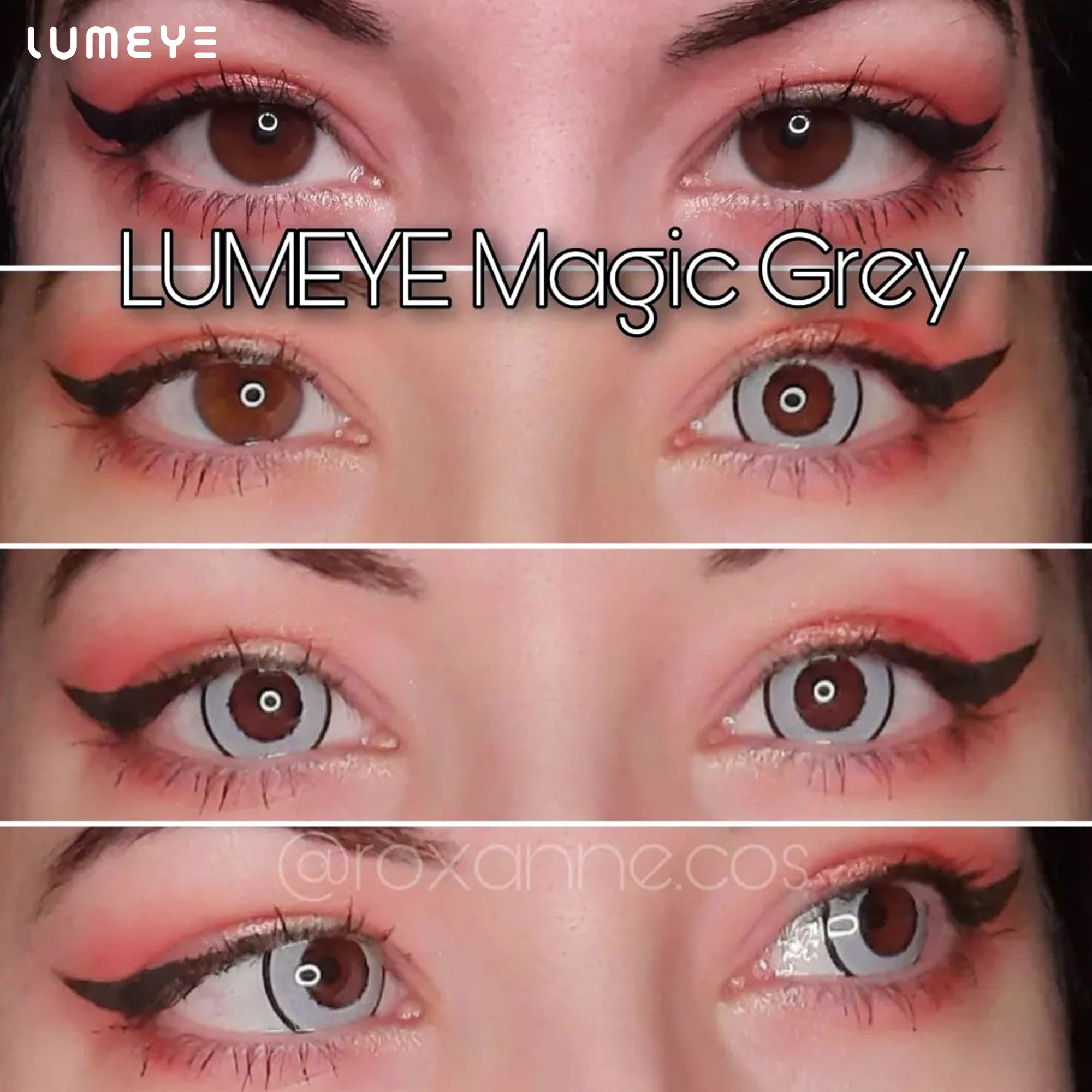 Best COLORED CONTACTS - LUMEYE Magic Gray Colored Contact Lenses - LUMEYE
