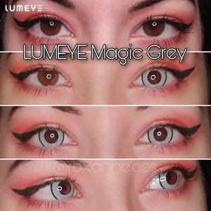 Best COLORED CONTACTS - LUMEYE Magic Gray Colored Contact Lenses - LUMEYE