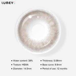 Best COLORED CONTACTS - LUMEYE Mix Gray Colored Contact Lenses - LUMEYE