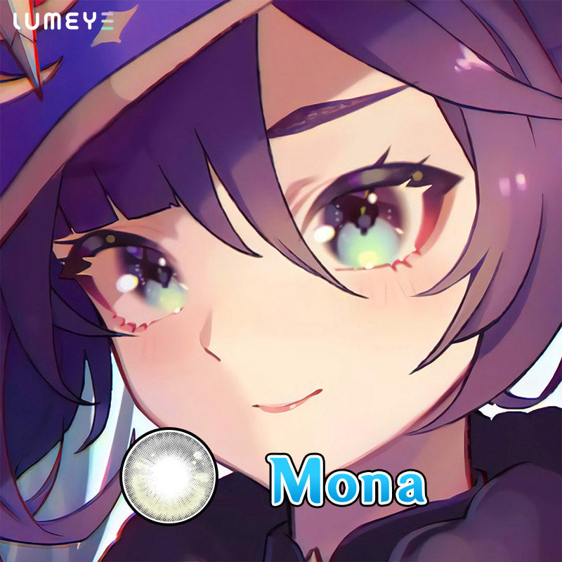 Best COLORED CONTACTS - Genshin Impact - LUMEYE Mona Colored Contact Lenses - LUMEYE