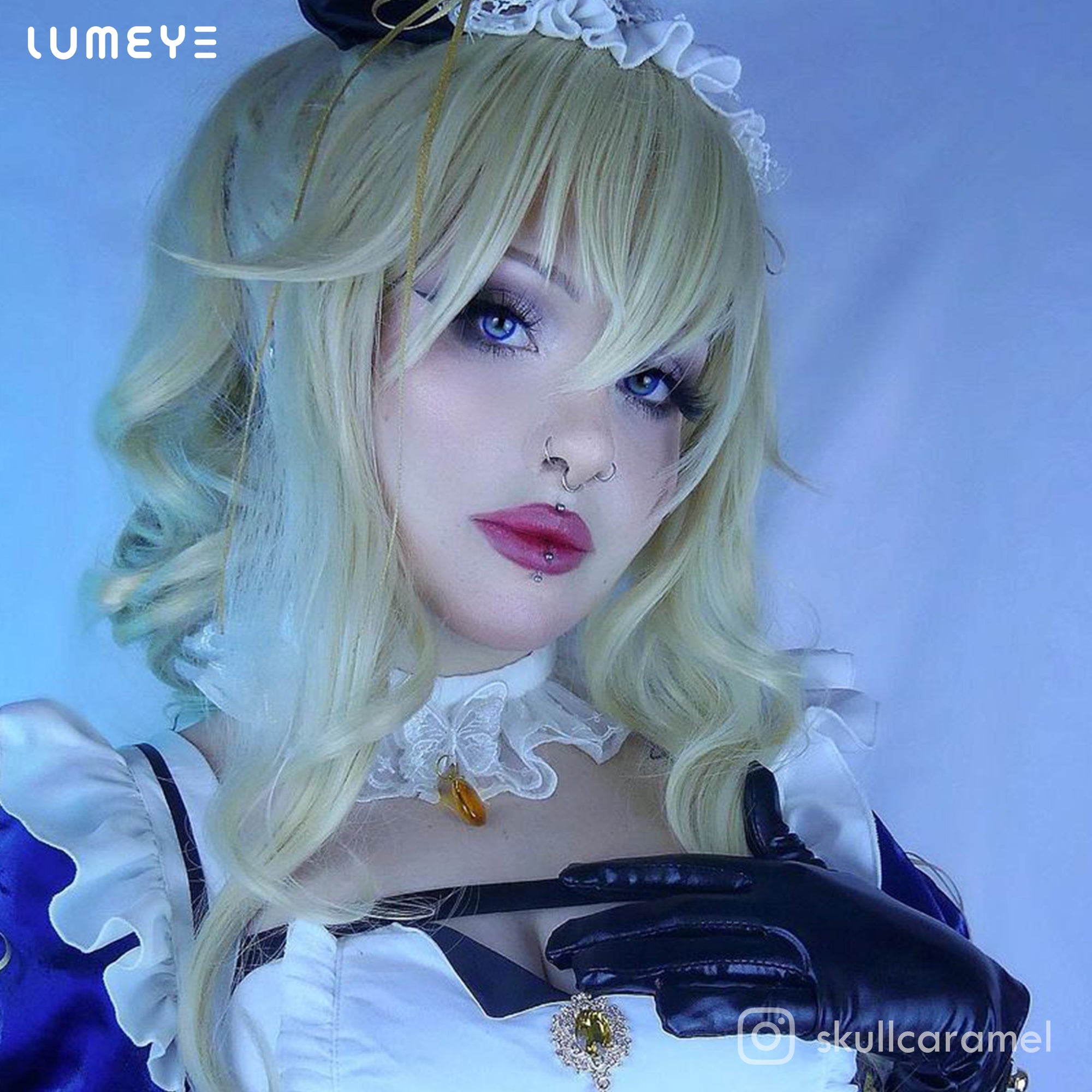 Best COLORED CONTACTS - LUMEYE Rio Blue Colored Contact Lenses - LUMEYE