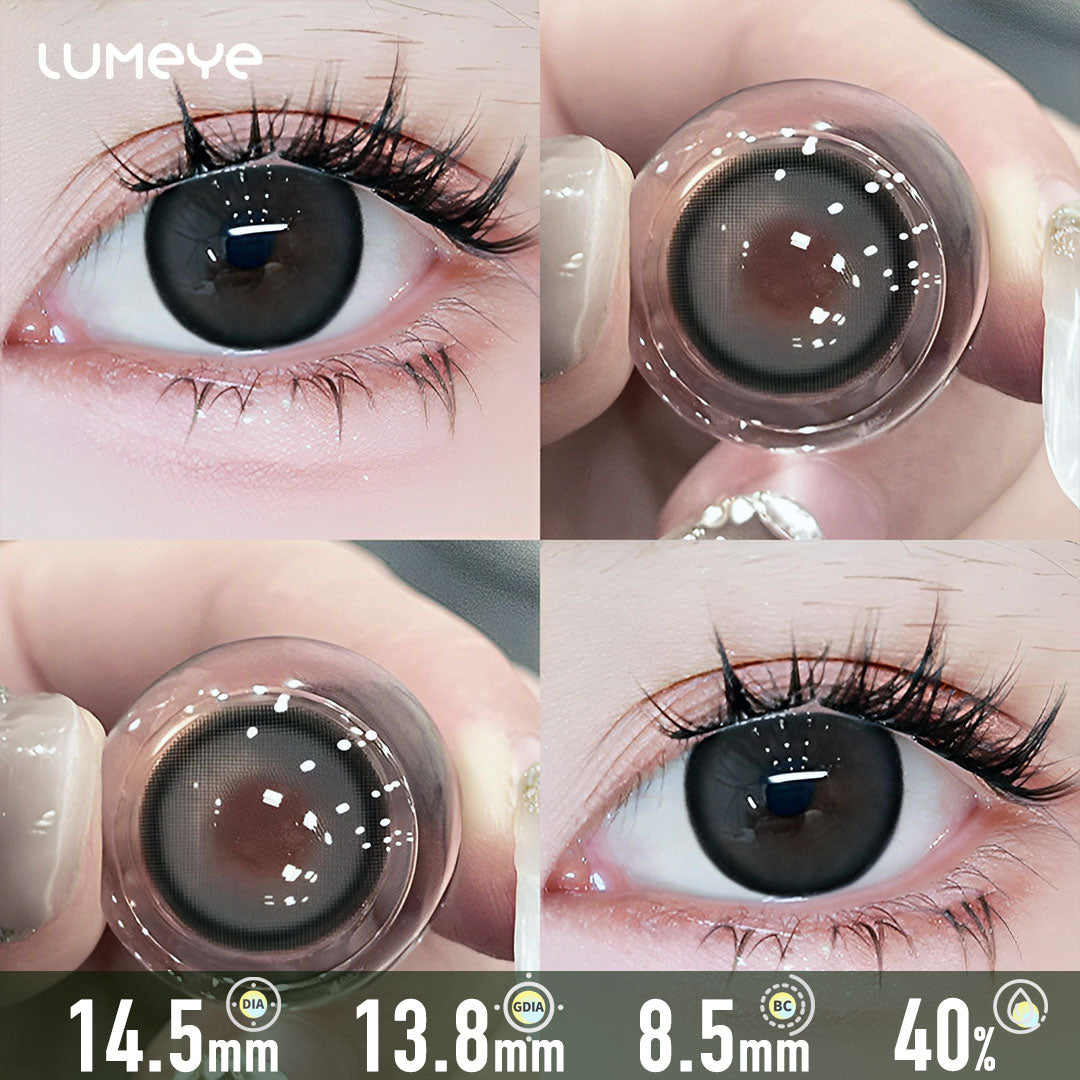 Anime Obsidian Black Contact Lenses