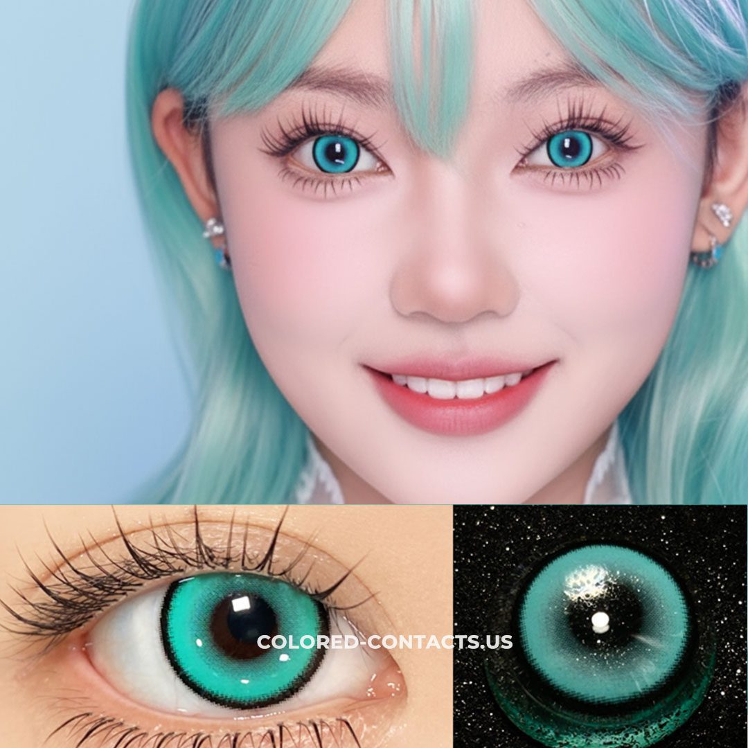 Aqua Mint Contact Lenses | 4-Lens Pack