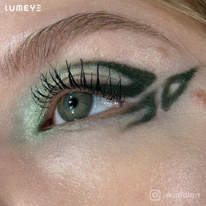 Best COLORED CONTACTS - LUMEYE Bicolor Flower Brown Colored Contact Lenses - LUMEYE