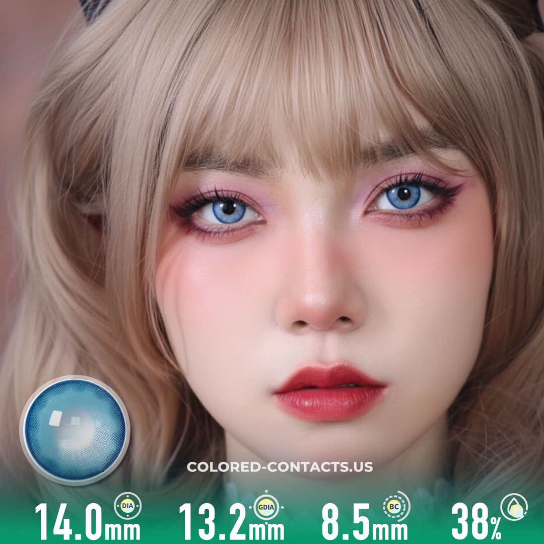 Bluebells Blue Colored Contacts