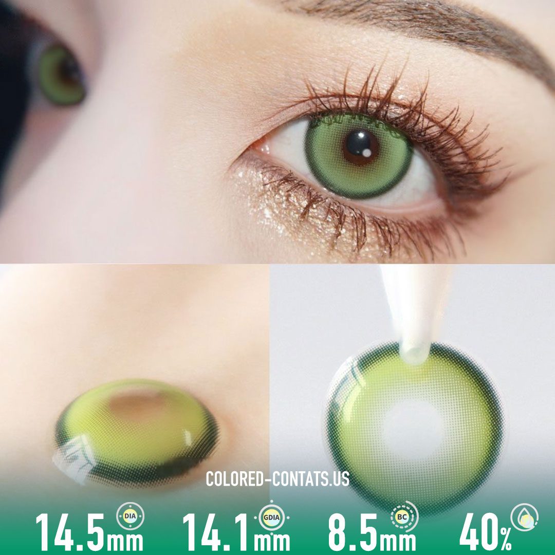 Mermaid Deep Green Contact Lenses (10 PCS)