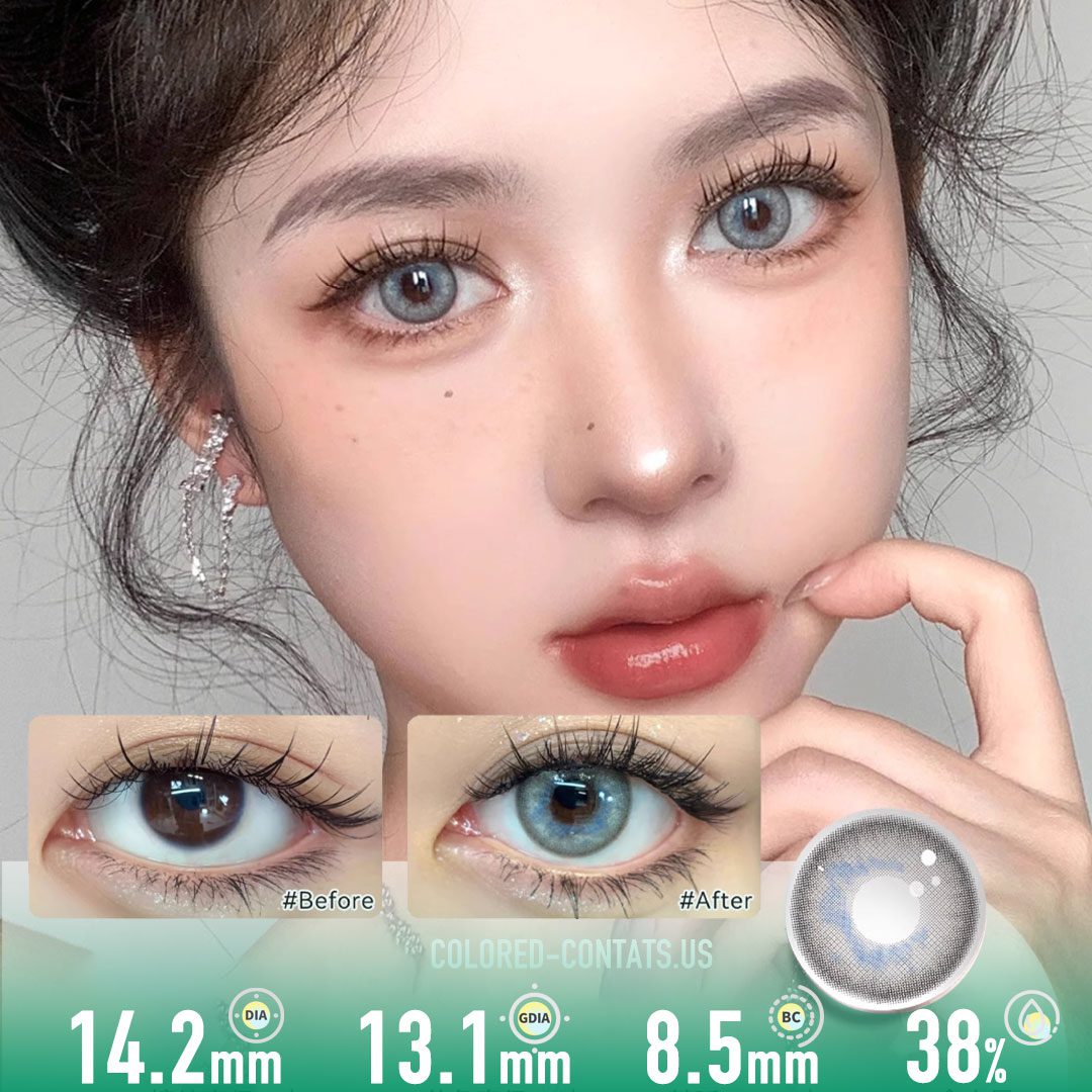 Mystic Gray Night Spirit Contact Lenses (10-Pack)