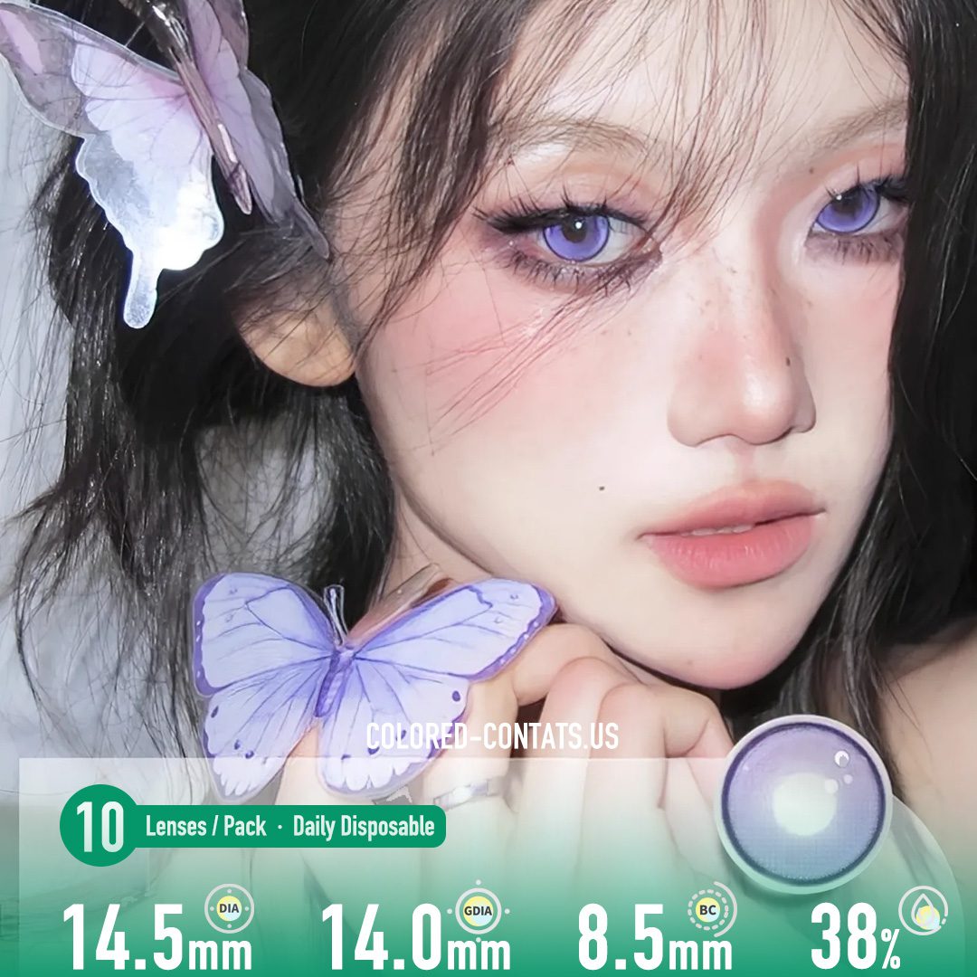 Mystic Iris Purple Contact Lenses – 10PCs
