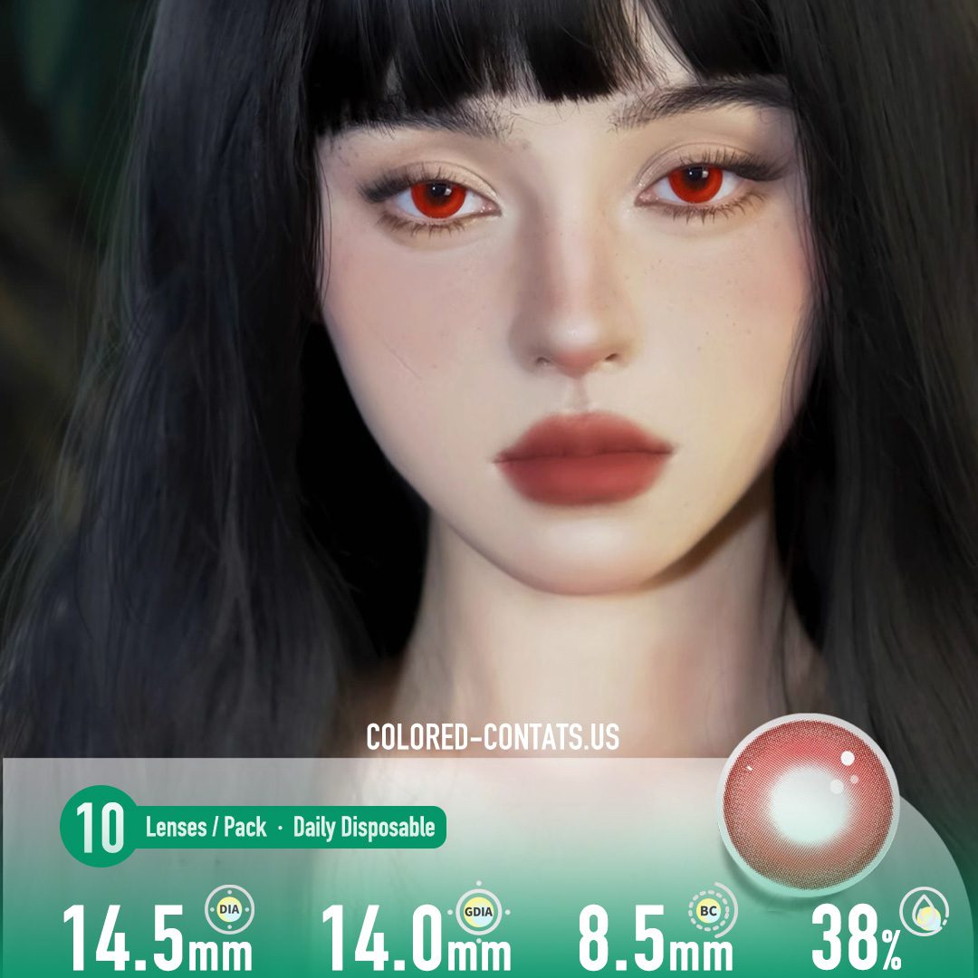 Red Devil Eye Contact Lenses – 10PCs