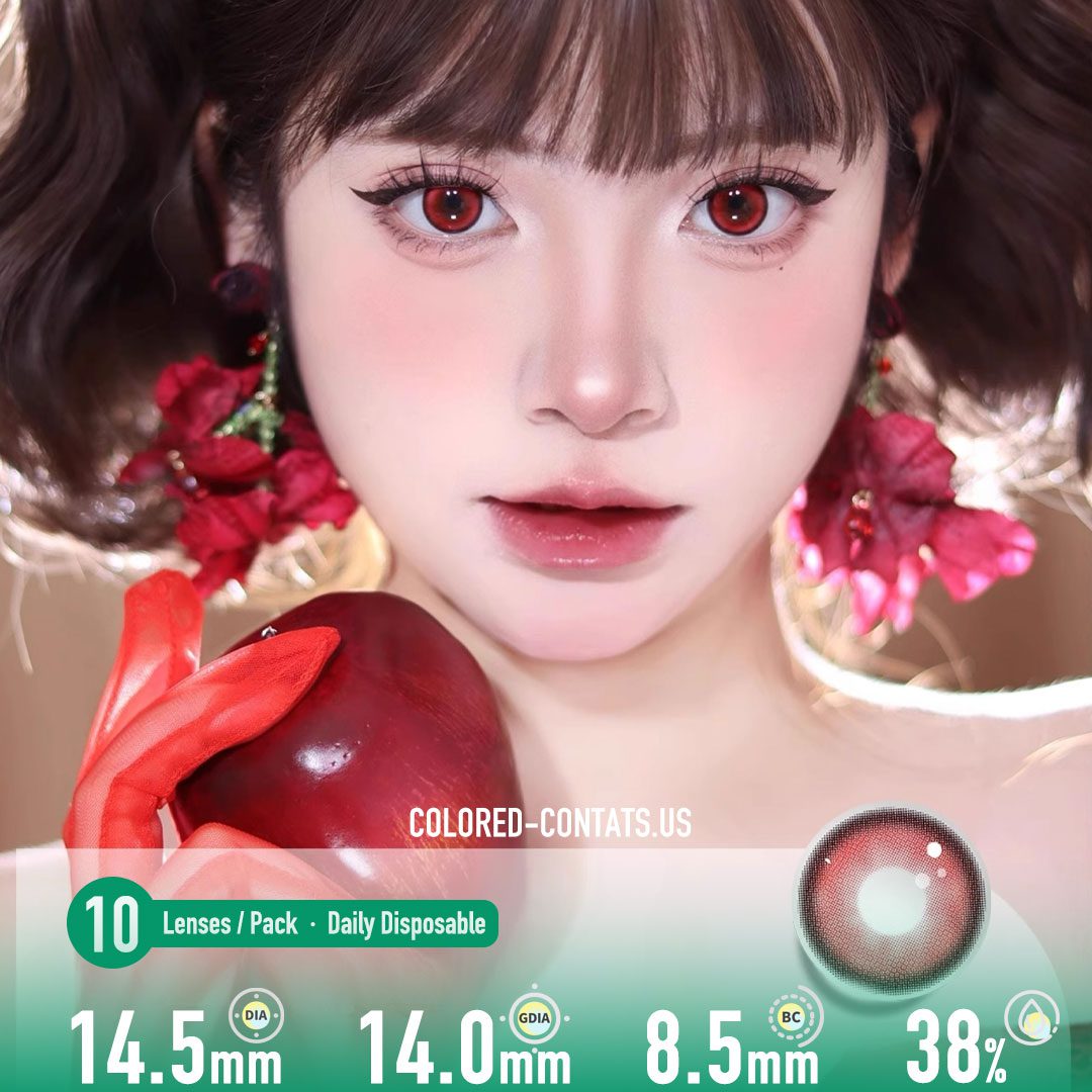Scarlet Soul Red Contact Lenses – 10PCs