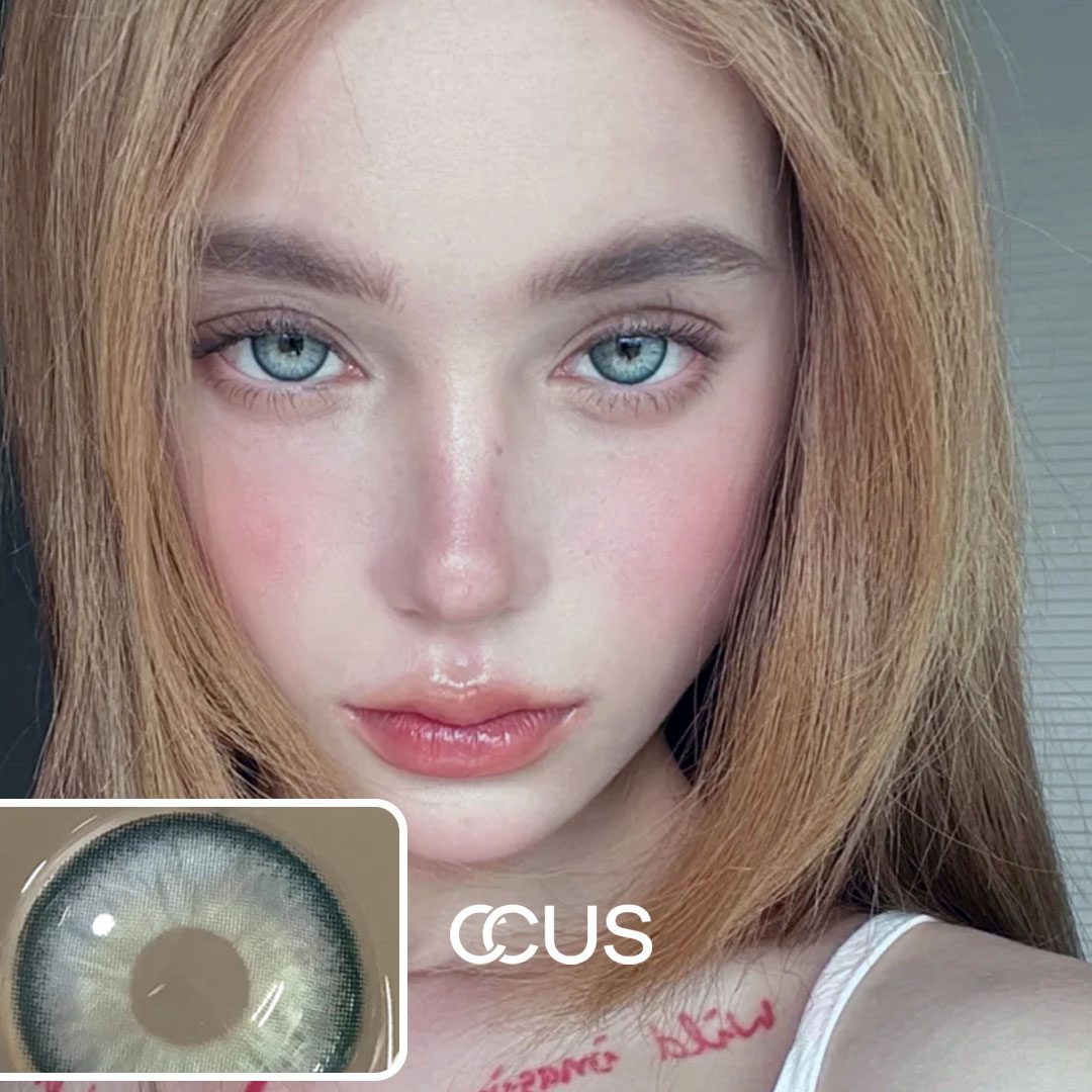 Seafoam Aura Green Colored Contacts