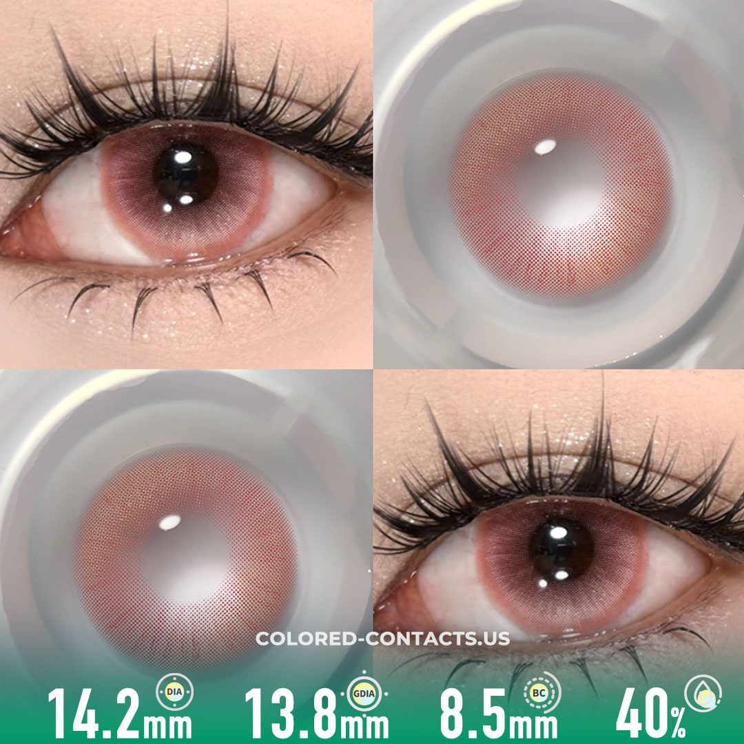Candy Pink Colored Contacts