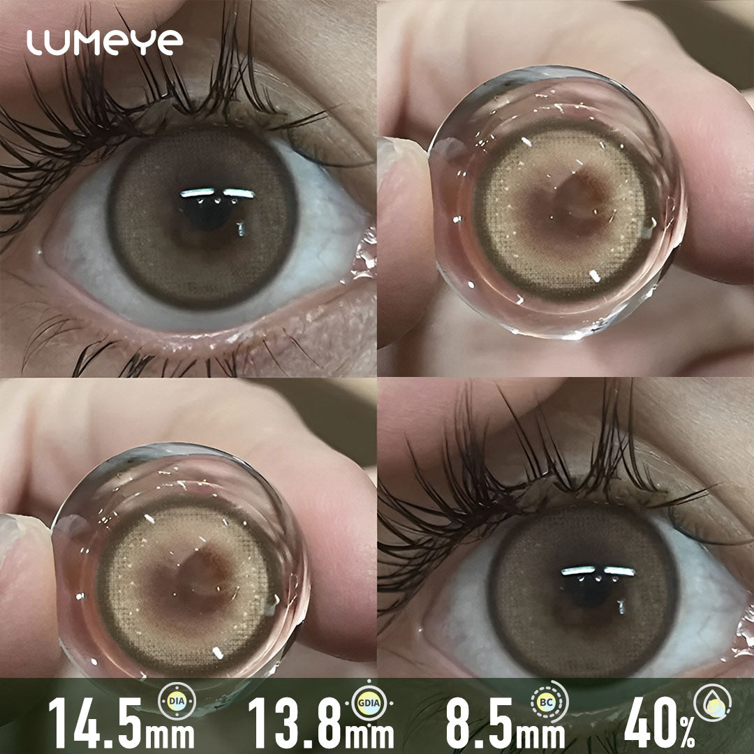 Cappuccino Dream Brown Contact Lenses