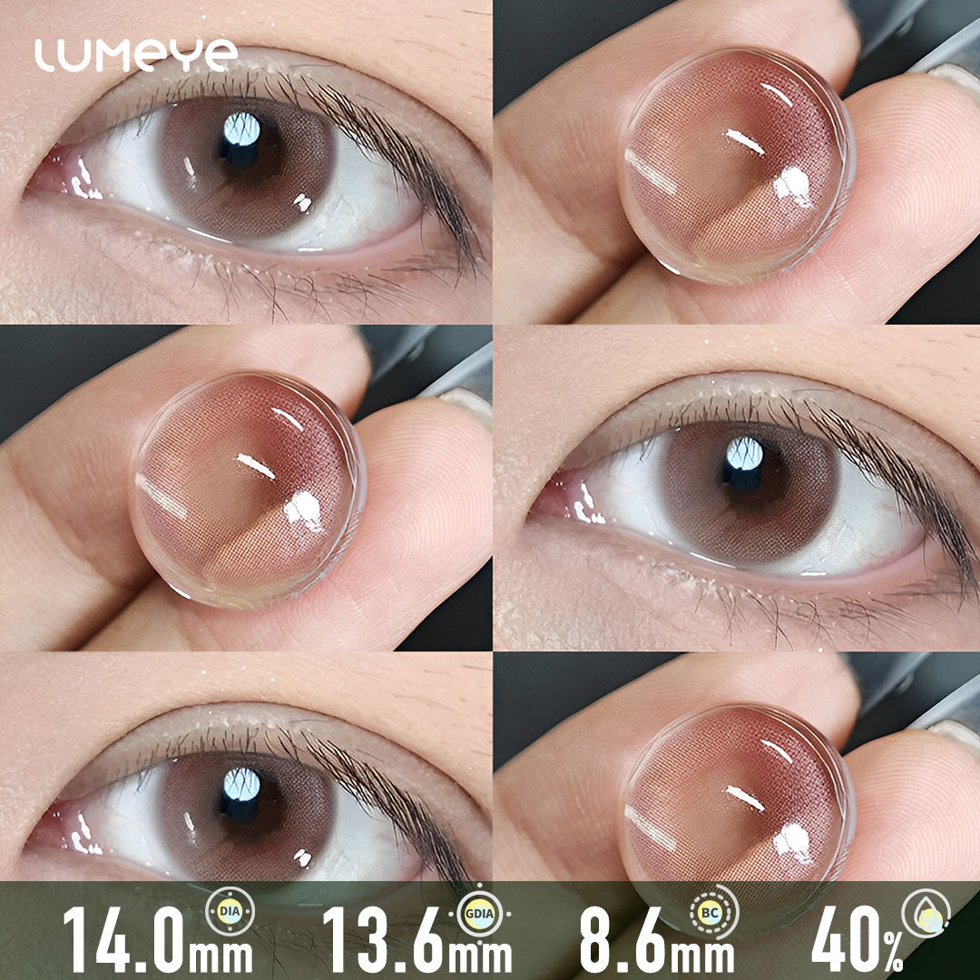 Creamy Tea Blossom Pink Contact Lenses