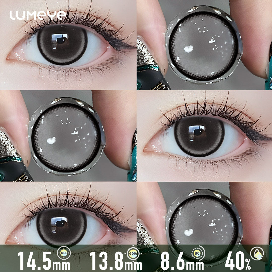 Crystal Midnight Black Contact Lenses