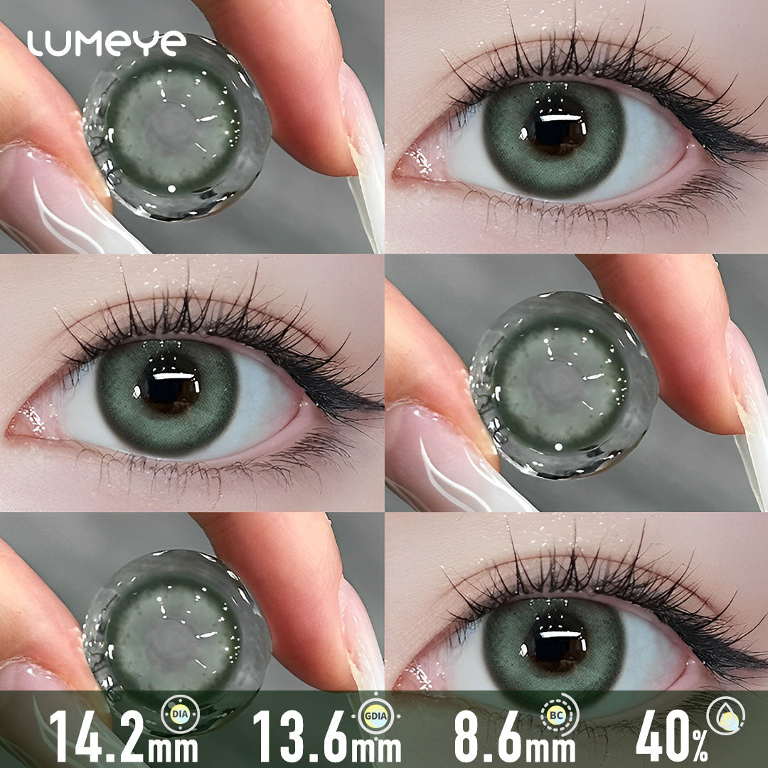 Dark Moss Green Contact Lenses