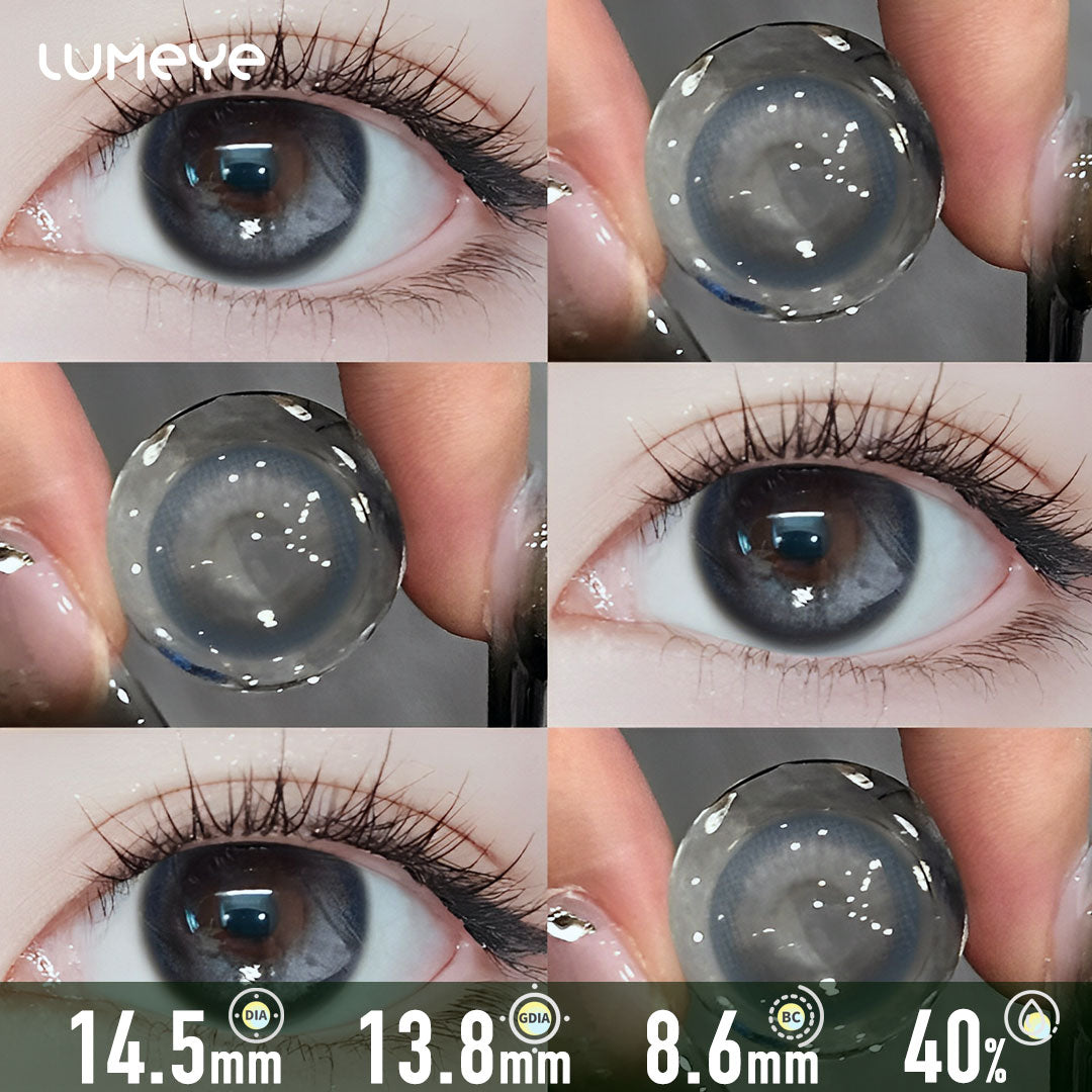 Deep Atlantic Blue Contact Lenses