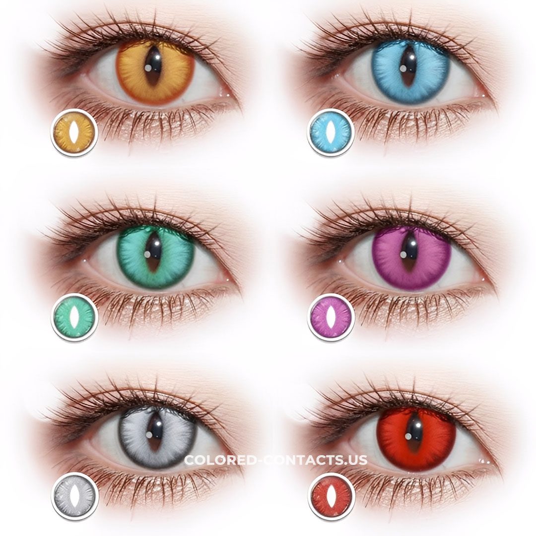 Silver Dragon Storm Contact Lenses