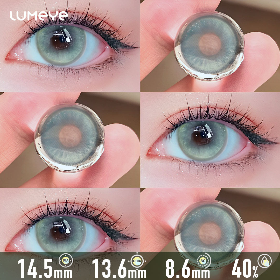 Dreamy Cliffs Mint Contact Lenses