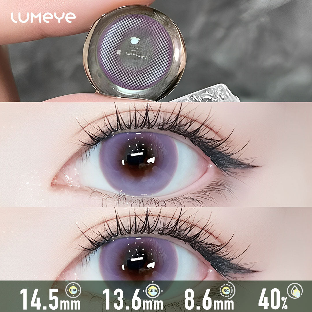 Dreamy Cornwall Amethyst Contact Lenses