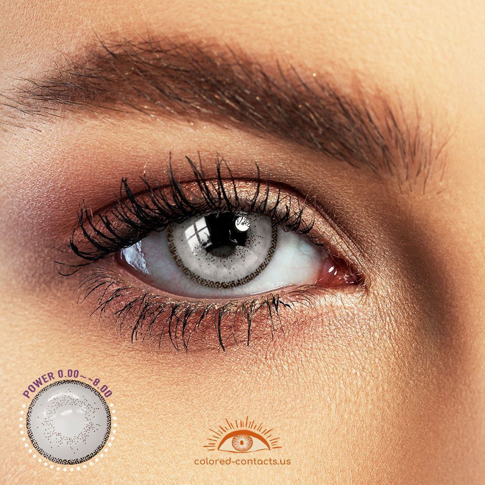 Edge Grey Colored Contact Lenses