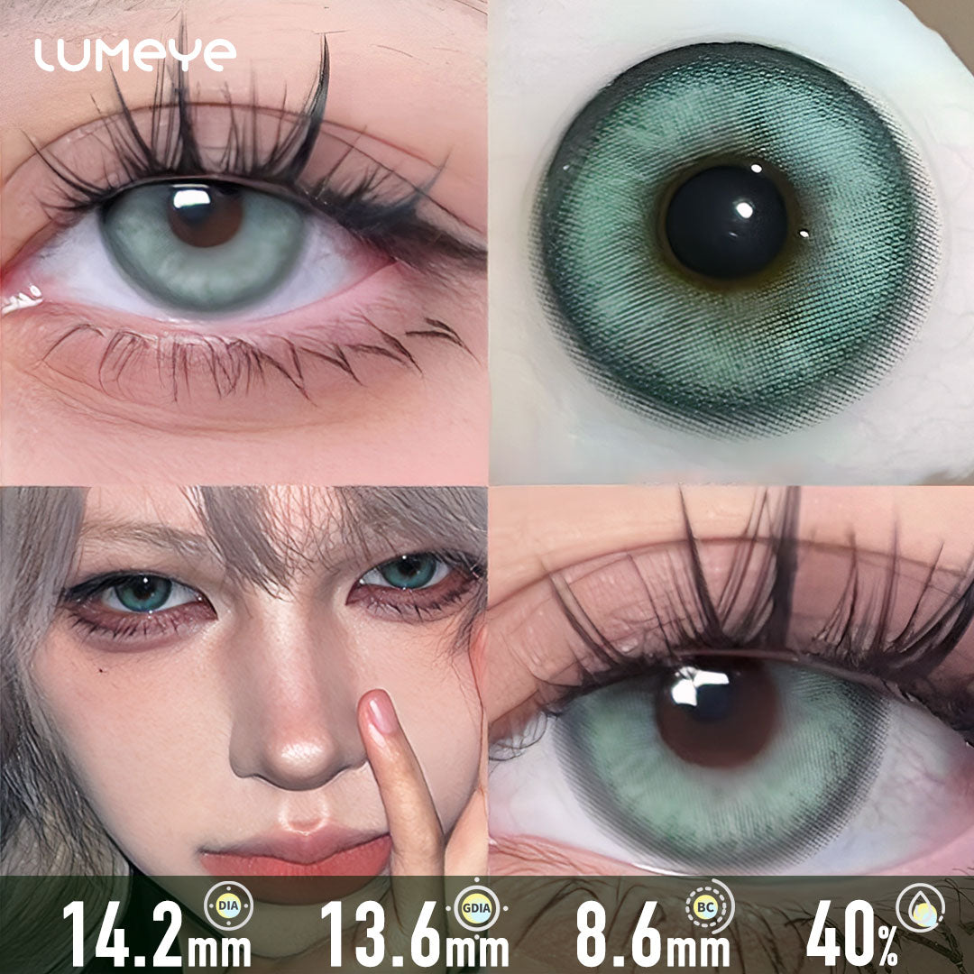 Emerald Mist Dark Green Premium Contact Lenses