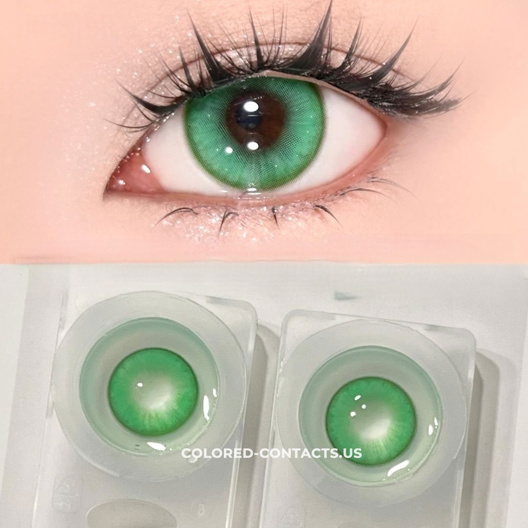 Emerald Radiance Green Contacts | 4-Lens Pack