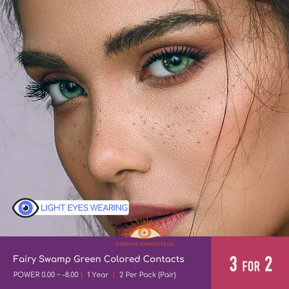 Fairy Swamp Green Colored Contacts