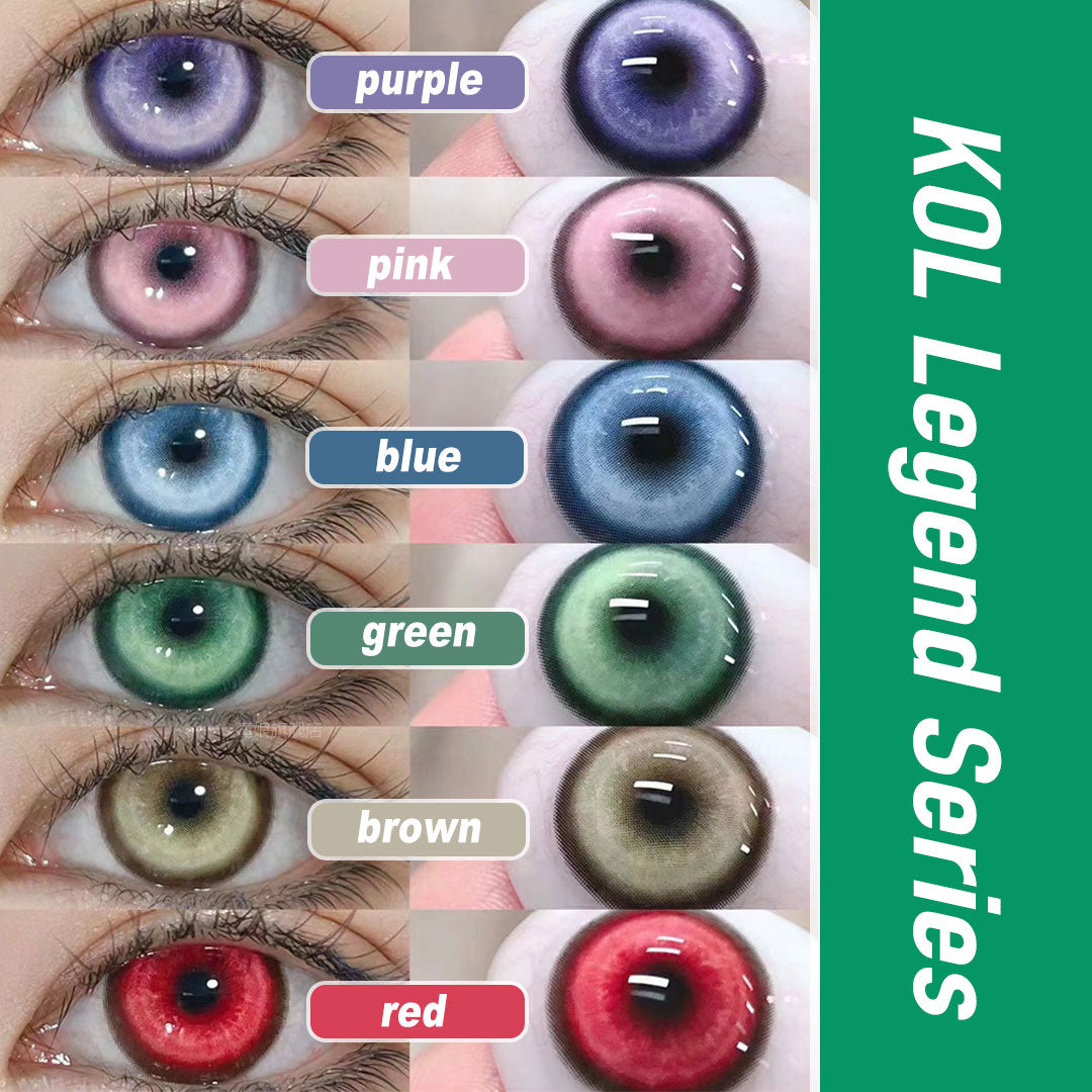 KOL Legend Purple Colored Contacts
