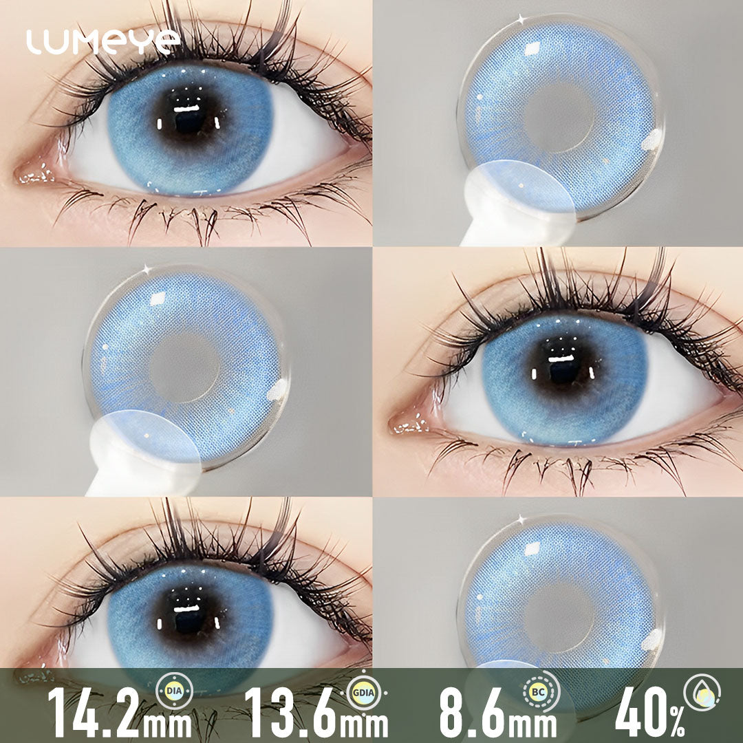 Kent Coast Light Blue Contact Lenses