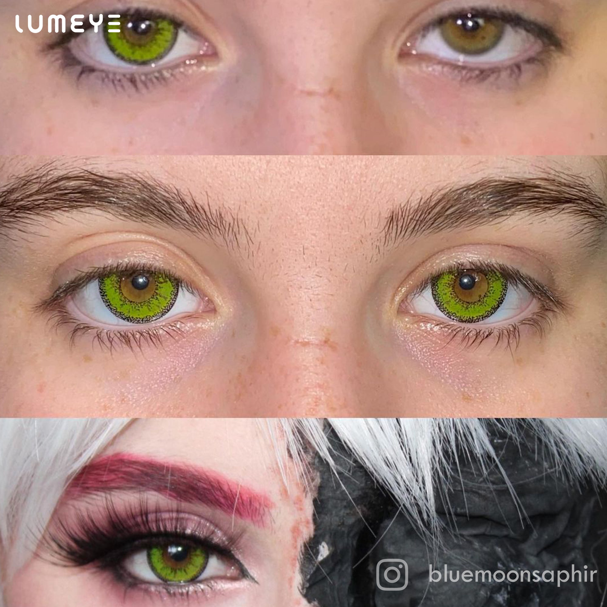 Best COLORED CONTACTS - LUMEYE Kise Ryota Yellow Colored Contact Lenses - LUMEYE