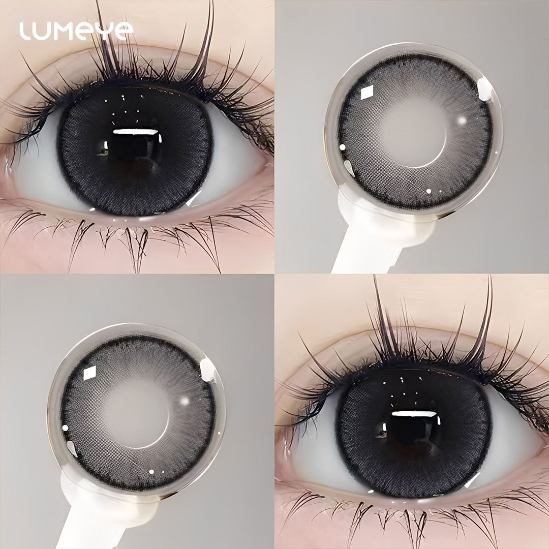 Premium Grey Circle Contact Lenses - Natural Smoky Colored Contacts