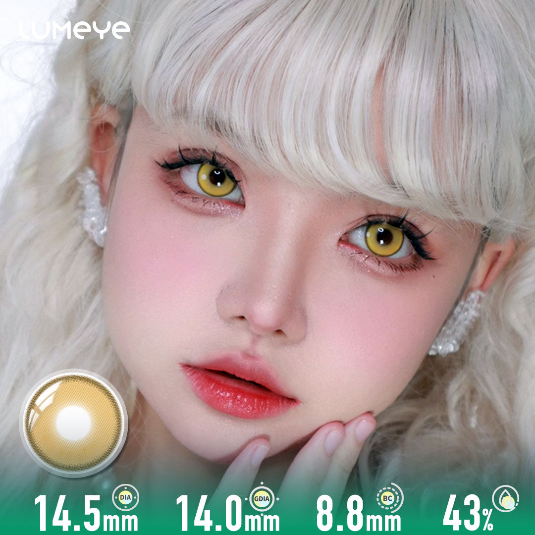 LUMEYE Soul Reaping Yellow Colored Contact Lenses  | 4-Lens Pack