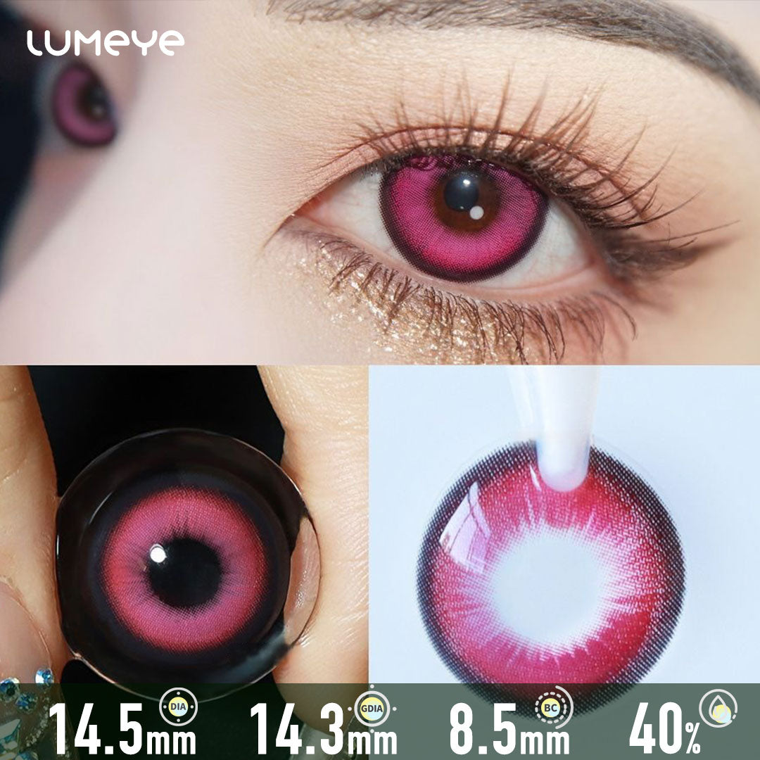 Cyber Punk Pink Contact Lenses