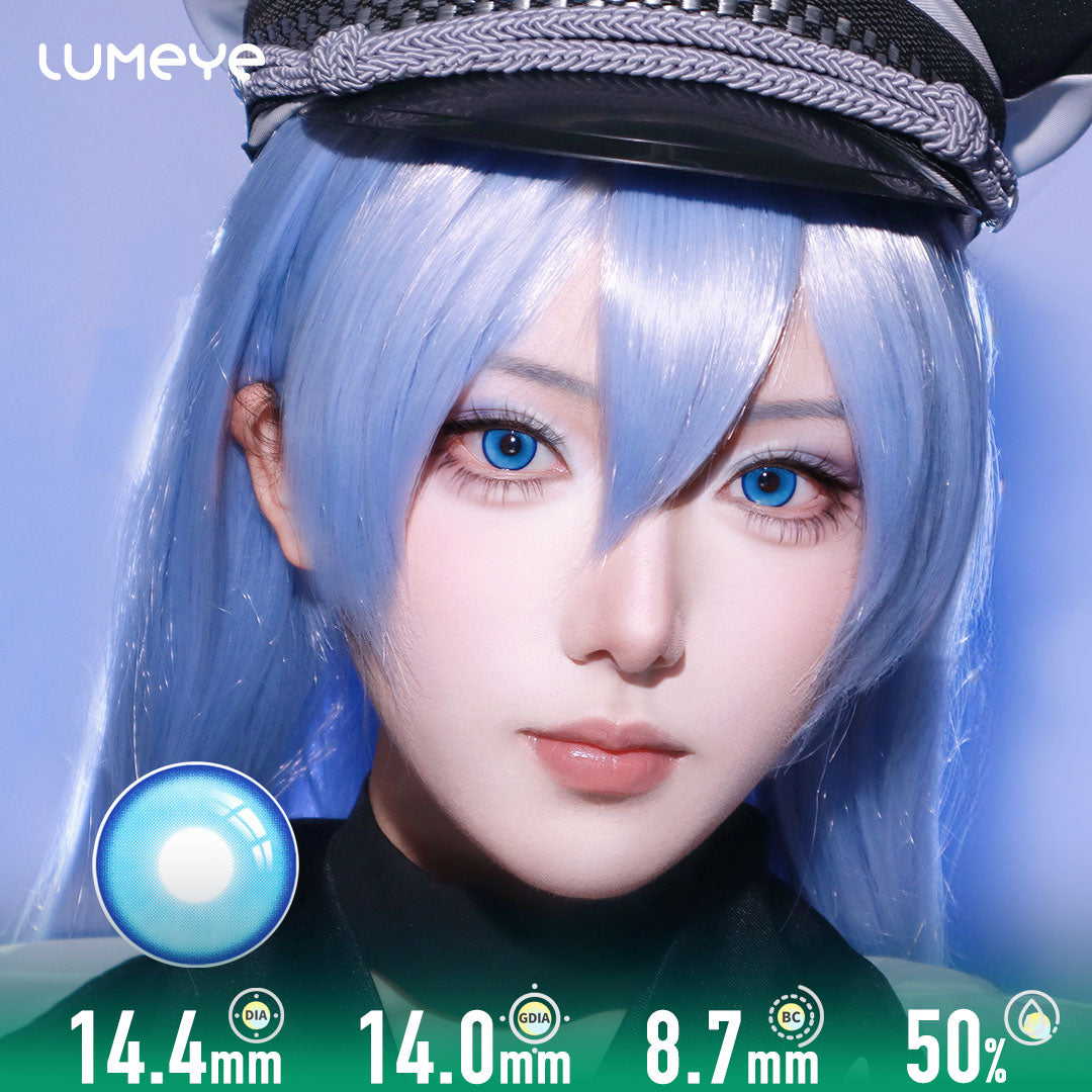 Deep Sea Siren Blue Colored Contacts - 6PCs