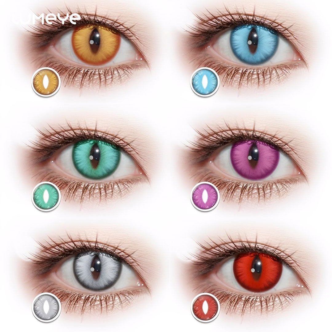 Fire Dragon Crimson Contact Lenses - 6PCS