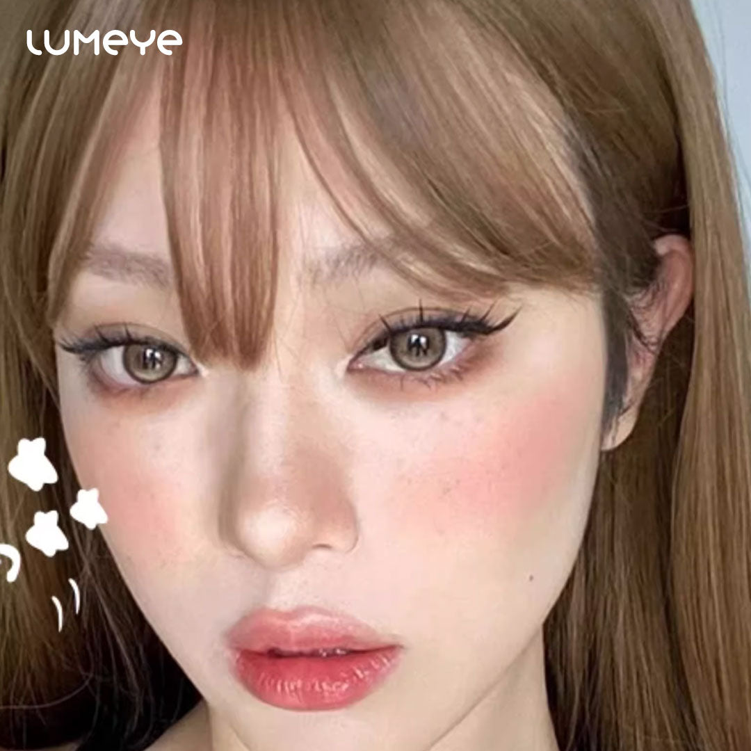 LUMEYE Eggie Yellow Brown Colored Contact Lenses