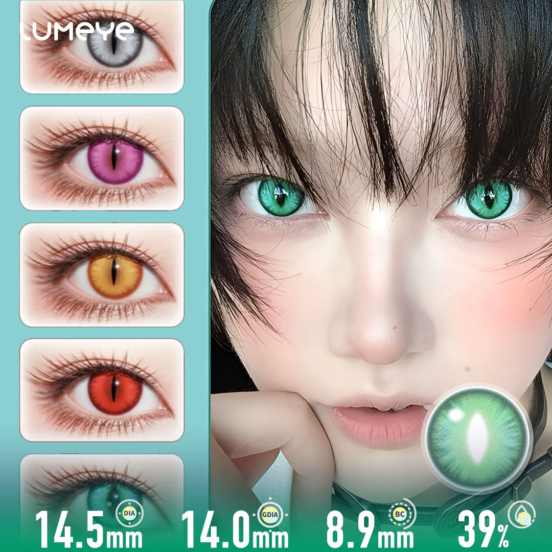 Emerald Dragon Jade Contact Lenses - 6PCS