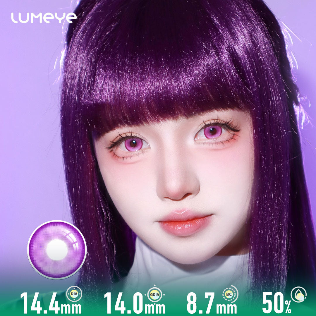 Eternal Night Mystic Purple Colored Contacts - 6PCs