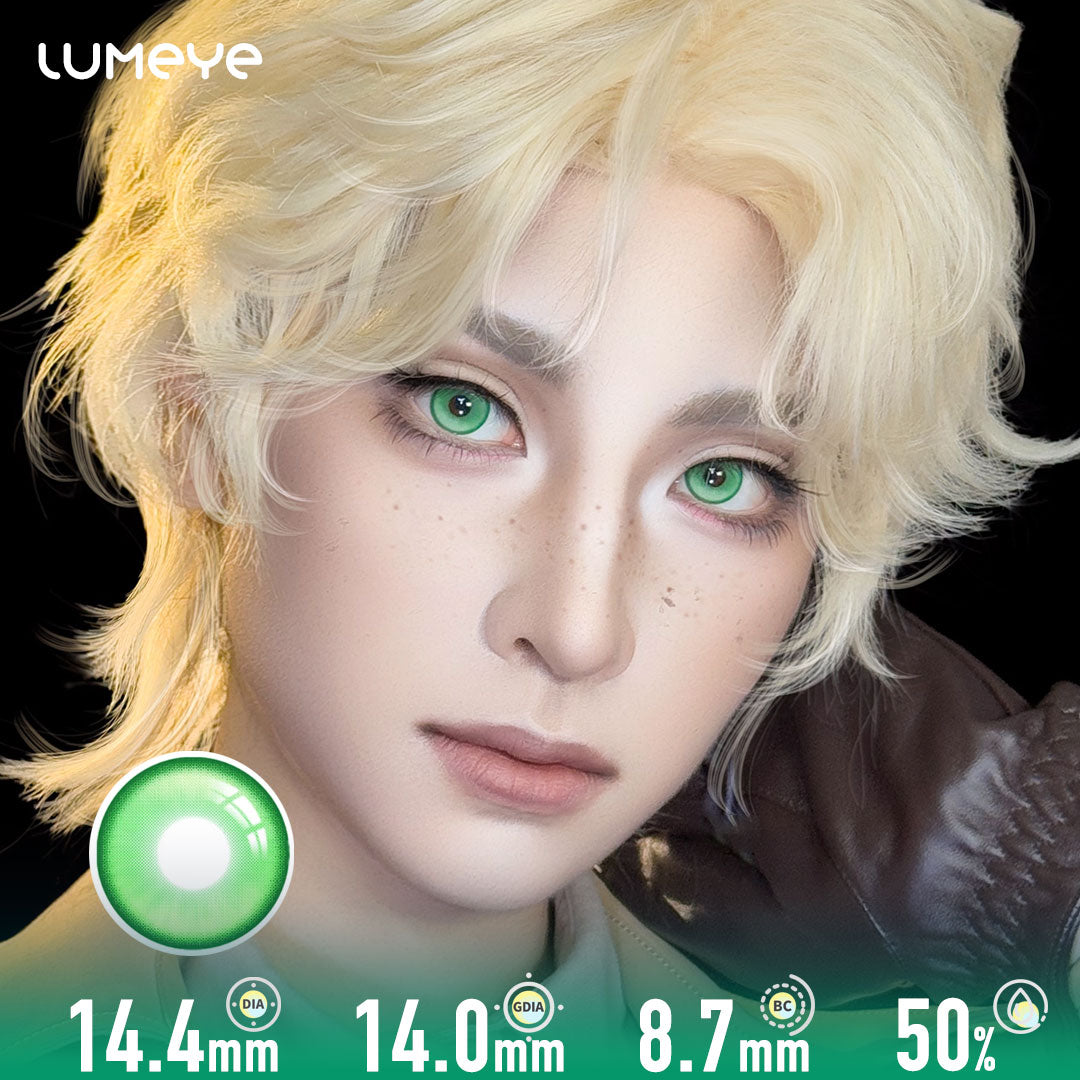 Forgotten Lime Green Colored Contacts - 6PCs