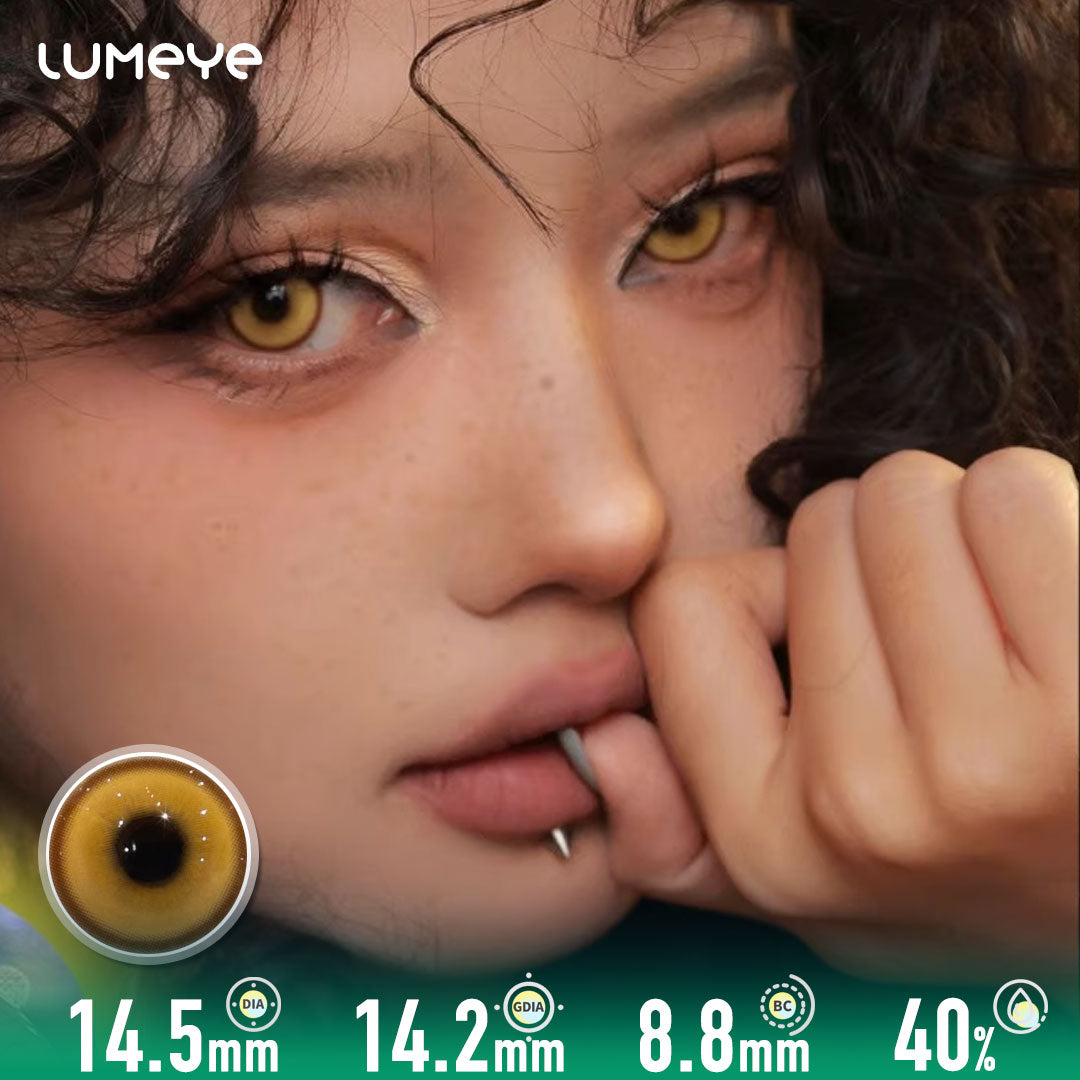 Golden Honey Contact Lenses | 4-Lens Pack
