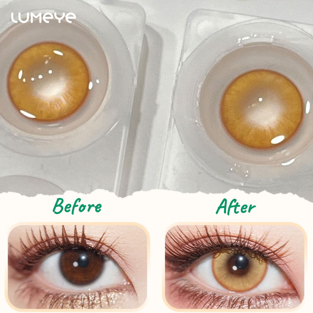 Honey Glow Contact Lenses | 4-Lens Pack