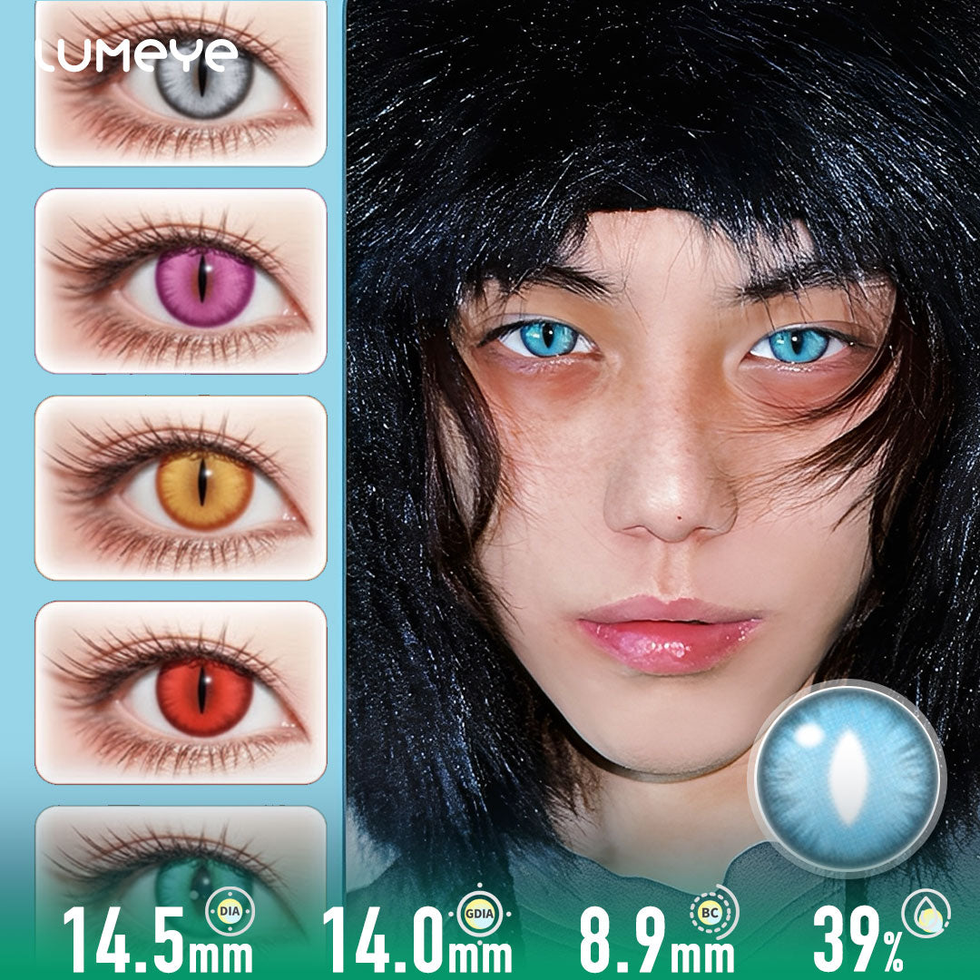 Ice Dragon Azure Contact Lenses - 6PCS