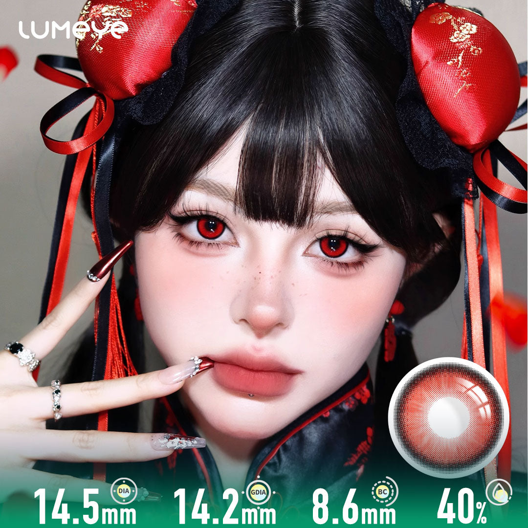 Magic Fairy Ruby Red Contact Lenses