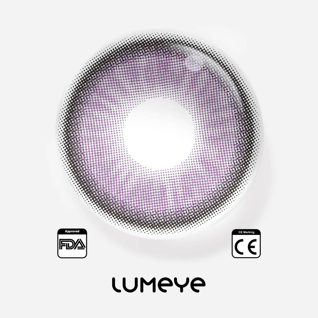 LUMEYE Mercury Purple Colored Contact Lenses