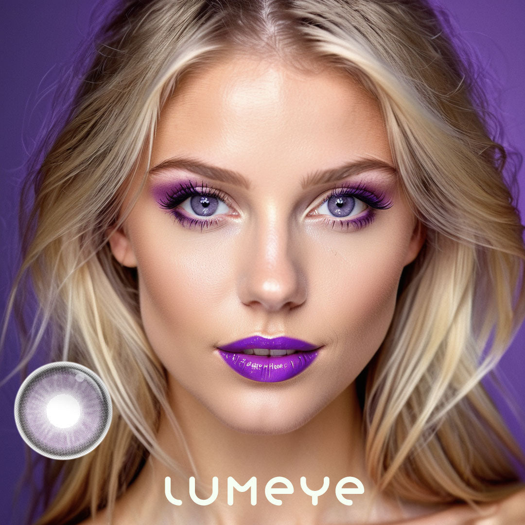 LUMEYE Mercury Purple Colored Contact Lenses